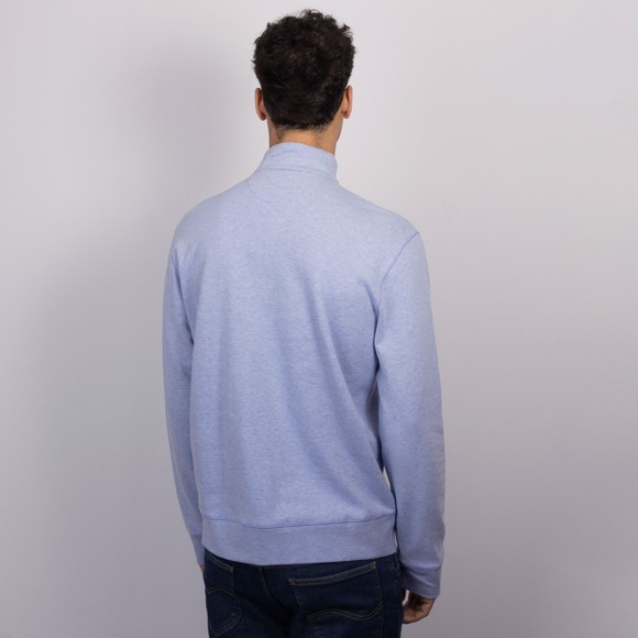 Polo Ralph Lauren Mens Blue Luxury Jersey Half Zip Sweatshirt #4