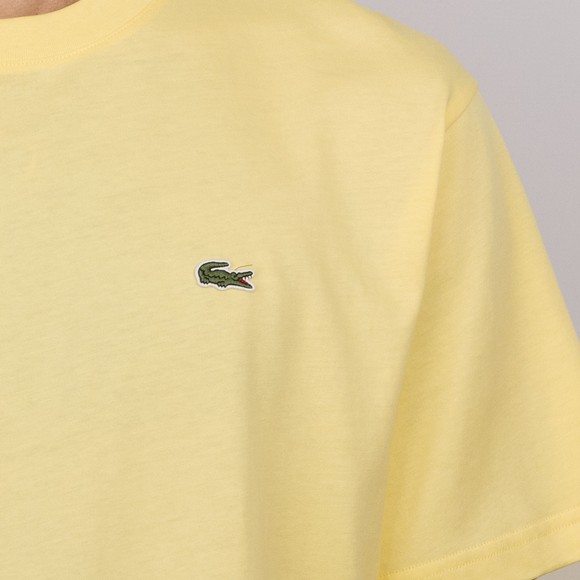 Lacoste Mens Yellow Classic Cotton T-Shirt #3