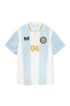 Weekend Offender Mens Blue Moulay Football Shirt