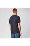 Weekend Offender Mens Blue Tipasa Jacquard Rib Polo Shirt