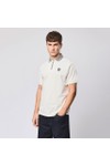 Weekend Offender Mens Off-White Tipasa Jacquard Rib Polo Shirt