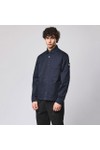 Weekend Offender Mens Blue Jerada Relaxed Cotton Overshirt
