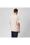 Weekend Offender Mens Grey Medea Shoulder Detail T-Shirt