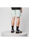 Weekend Offender Mens Green Noreaster Nylon Pocket Detail Sweat Shorts 