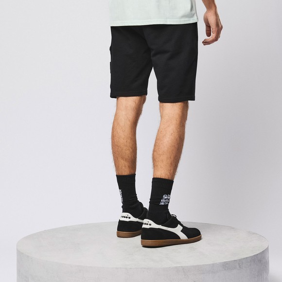 Weekend Offender Mens Black Hawkins Sweat Short main image