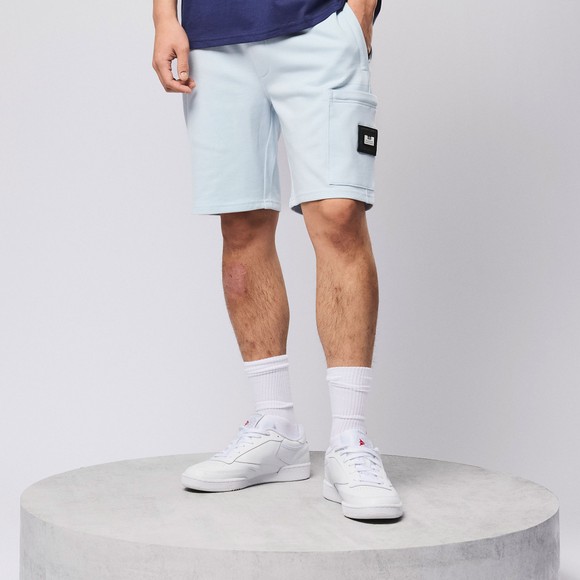 Weekend Offender Mens Blue Hawkins Sweat Short