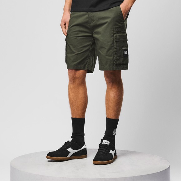 Weekend Offender Mens Green Mascia Cargo Short