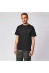 Weekend Offender Mens Black Brooklands Small Badge T-Shirt