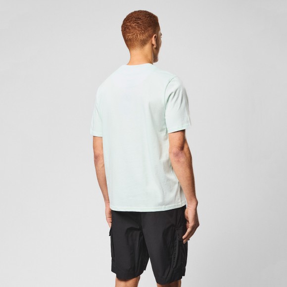 Weekend Offender Mens Green Brooklands Small Badge T-Shirt main image