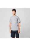 Weekend Offender Mens Grey Brooklands Small Badge T-Shirt