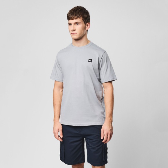 Weekend Offender Mens Grey Brooklands Small Badge T-Shirt