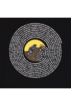 Weekend Offender Mens Black Wansdown Spiral Dog Logo T-Shirt