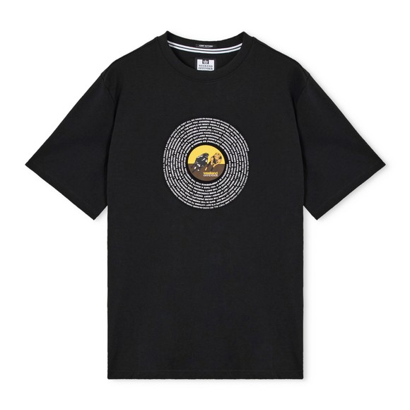 Weekend Offender Mens Black Wansdown Spiral Dog Logo T-Shirt