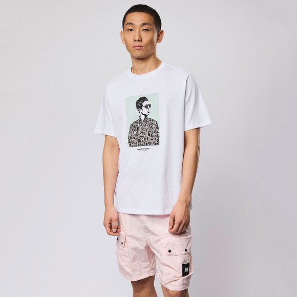 Weekend Offender Mens White Camden Graphic T-Shirt