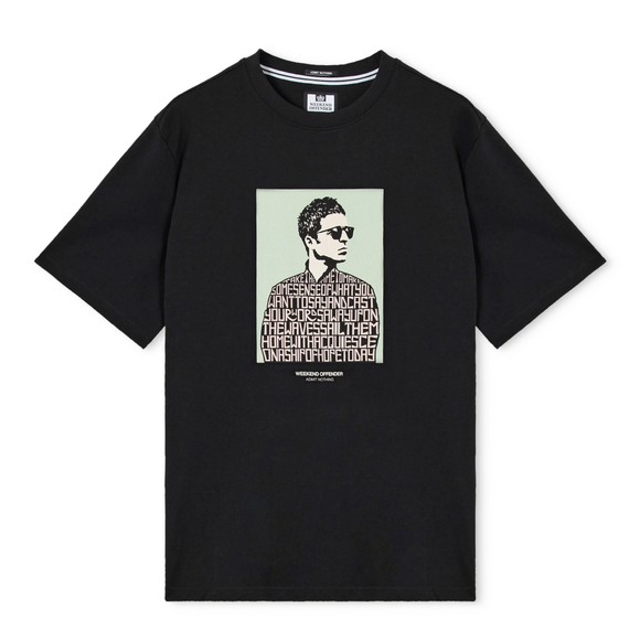 Weekend Offender Mens Black Camden Graphic T-Shirt