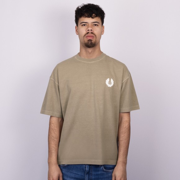 Belstaff Mens Beige Competition T-Shirt  #3