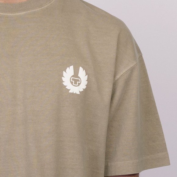 Belstaff Mens Beige Competition T-Shirt  #4