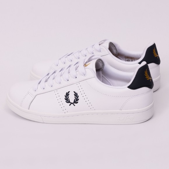 Fred Perry Mens White B721 Leather Trainer #3