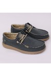 Hey Dude Mens Blue Wally Braided Shoe