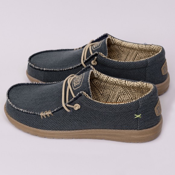 Hey Dude Mens Blue Wally Braided Shoe main image