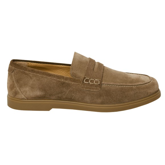 Loake Mens Beige Lucca Apron Loafer