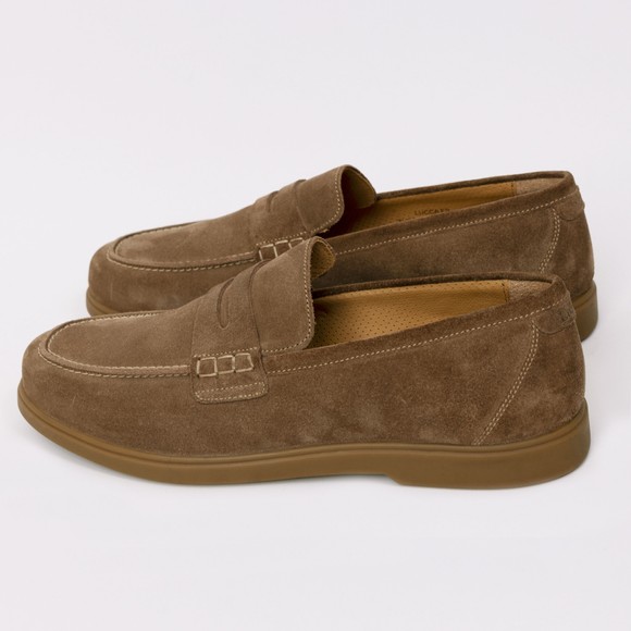 Loake Mens Beige Lucca Apron Loafer main image