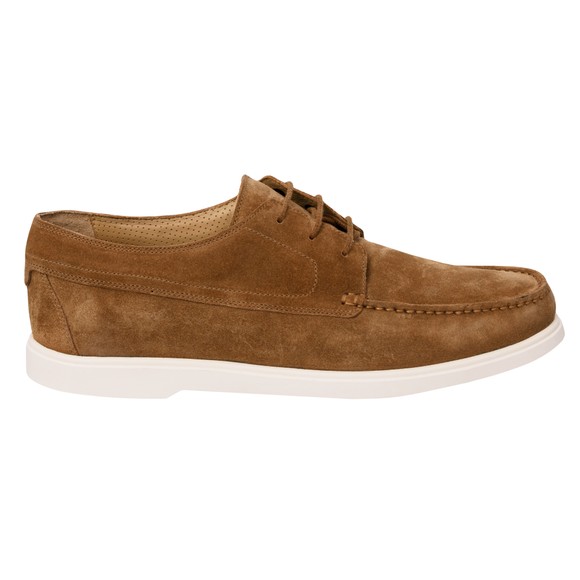 Loake Mens Beige Sardinia Boat Shoe
