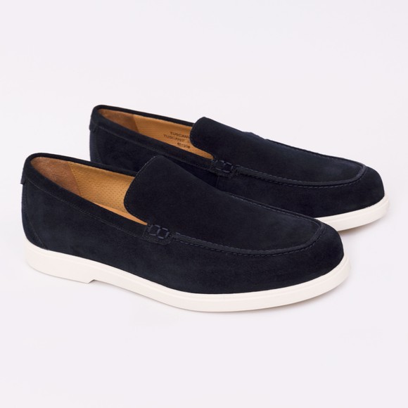 Loake Mens Blue Tuscany Apron Loafer