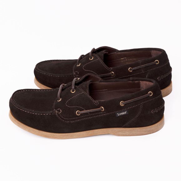 Loake Mens Brown Padstow Boat Shoe main image