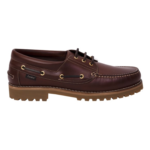 Loake Mens Brown 523 Heavy Deck Shoe