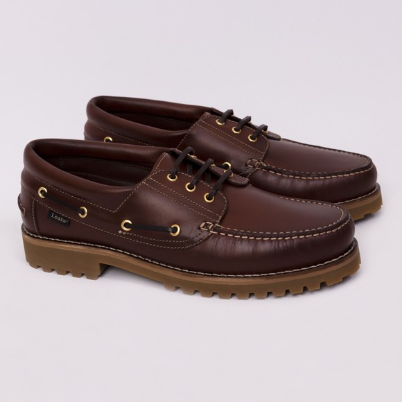 Loake Mens Brown 523 Heavy Deck Shoe