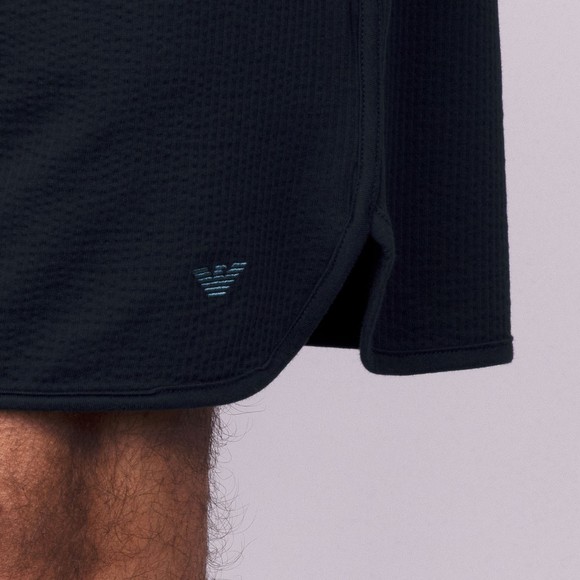 Emporio Armani Mens Blue Jersey Shorts #3