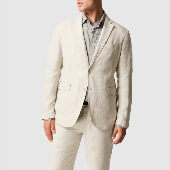 Rodd & Gunn Mens Beige Campbell Island Jacket