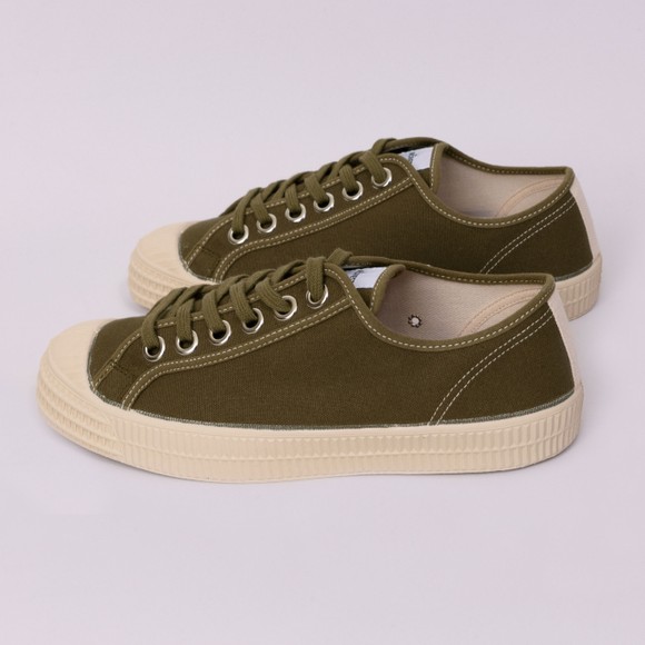 Novesta Mens Beige Star Master Contrast Stitch Trainer #3