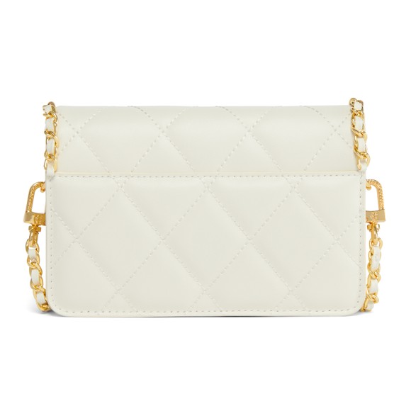 Holland Cooper Womens Off-White Quilted Chain Crossbody Bag #4