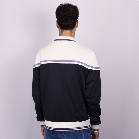 Aquascutum Mens White Polo Collar Track Top #4