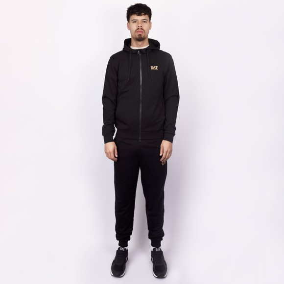 EA7 Emporio Armani Mens Black Jersey Tracksuit main image