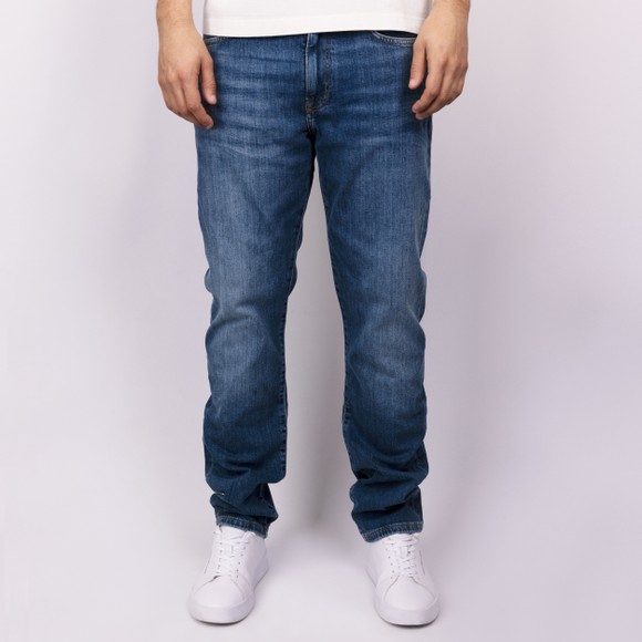 Tommy Hilfiger Mens Blue Slim Straight Denton Jean