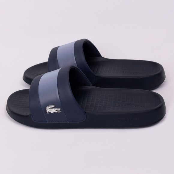 Lacoste Mens Blue Hybrid Serve Slide #3