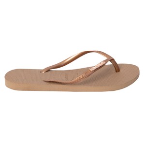 Slim Logo Metallic Flip Flop