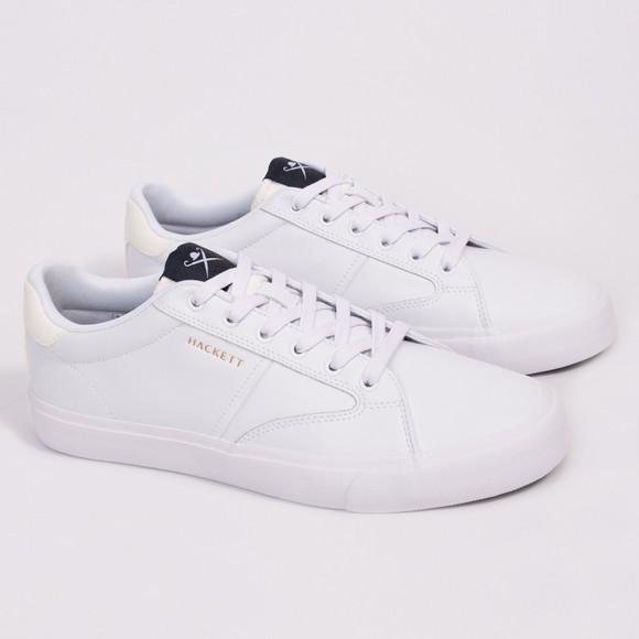 Hackett Mens White Blake Adventure Trainer