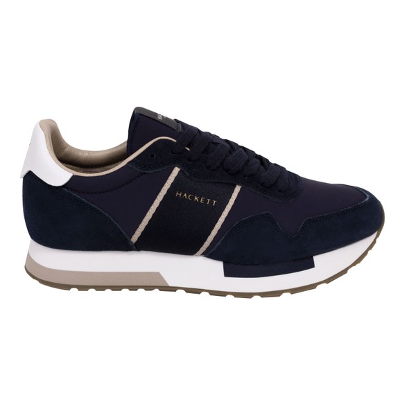 Hackett Mens Blue Keston Symbol Trainer