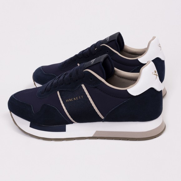 Hackett Mens Blue Keston Symbol Trainer main image