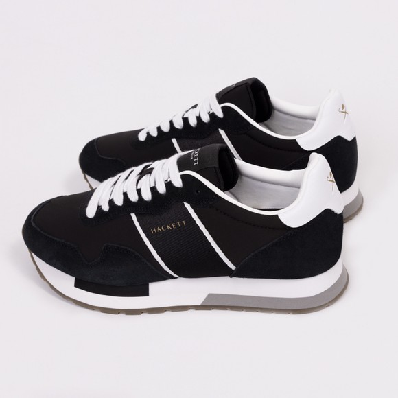 Hackett Mens Black Keston Symbol Trainer main image