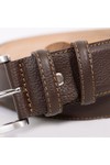 Huxley Tanner Mens Brown 40mm Johnson Mottled Belt