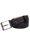 Huxley Tanner Mens Black 35mm Ballesteros Matt Formal Belt