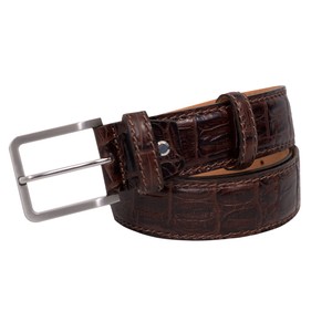 Mcenroe 40mm Croc Print Belt
