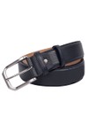 Huxley Tanner Mens Blue 40mm Johnson Mottled Belt