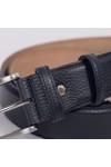 Huxley Tanner Mens Blue 40mm Johnson Mottled Belt