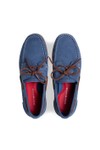 Tommy Hilfiger Mens Blue Core Suede Boat Shoe